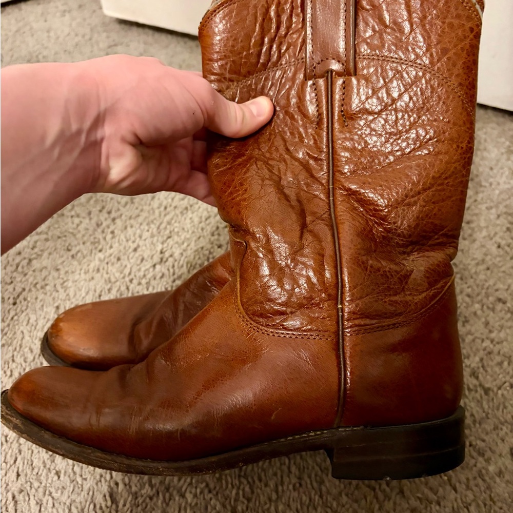 Vintage Brown Justin Ropers